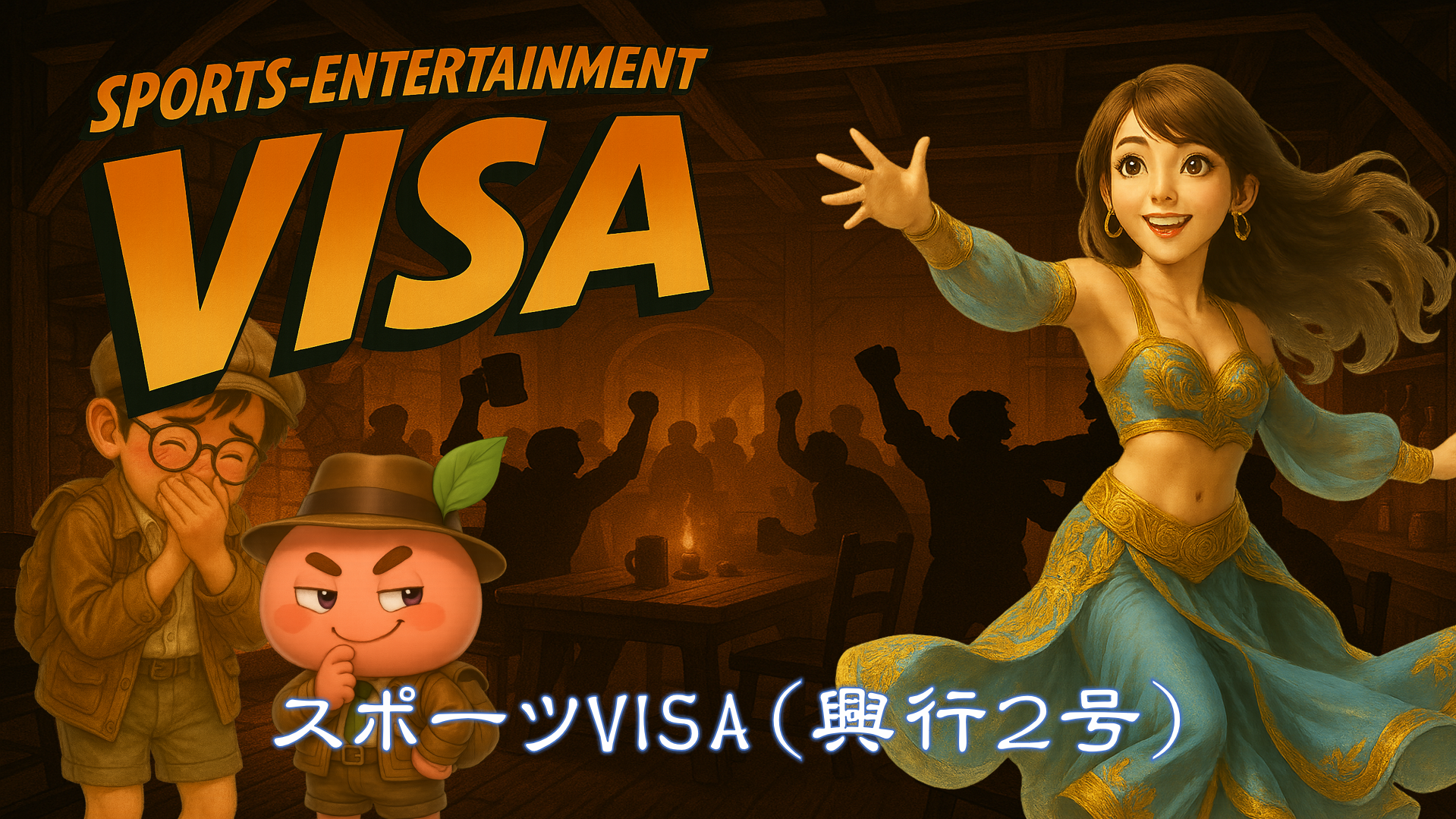 スポーツビザ（興行2号）申請イメージ｜外国人ダンサー・パフォーマー・エンターテイナーの在留資格VISAサポート