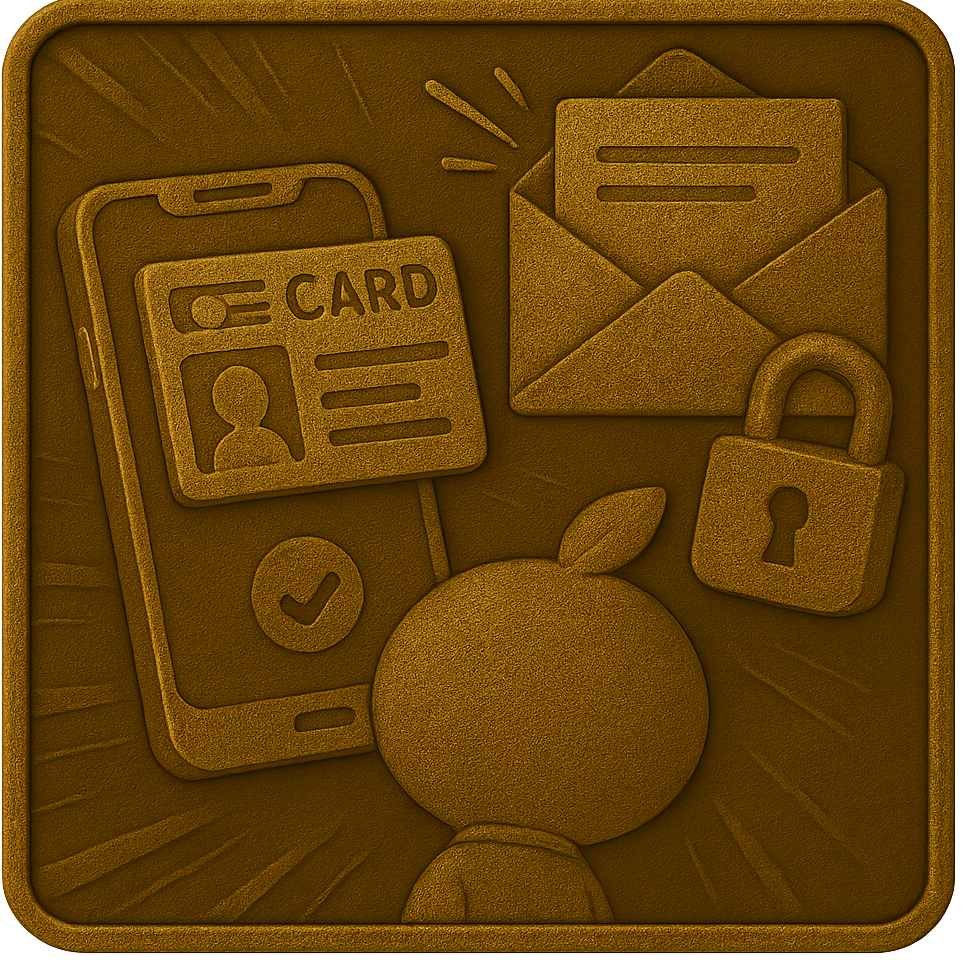 在留資格認定証明書（COE）がオンライン申請によりメールで交付され、スマートフォンで確認・受領できる仕組みを表したイラスト。本人確認と安全な電子交付を示している